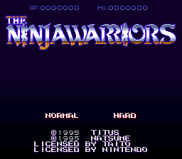 Ninja Warriors screenshot 4 for Super Nintendo
